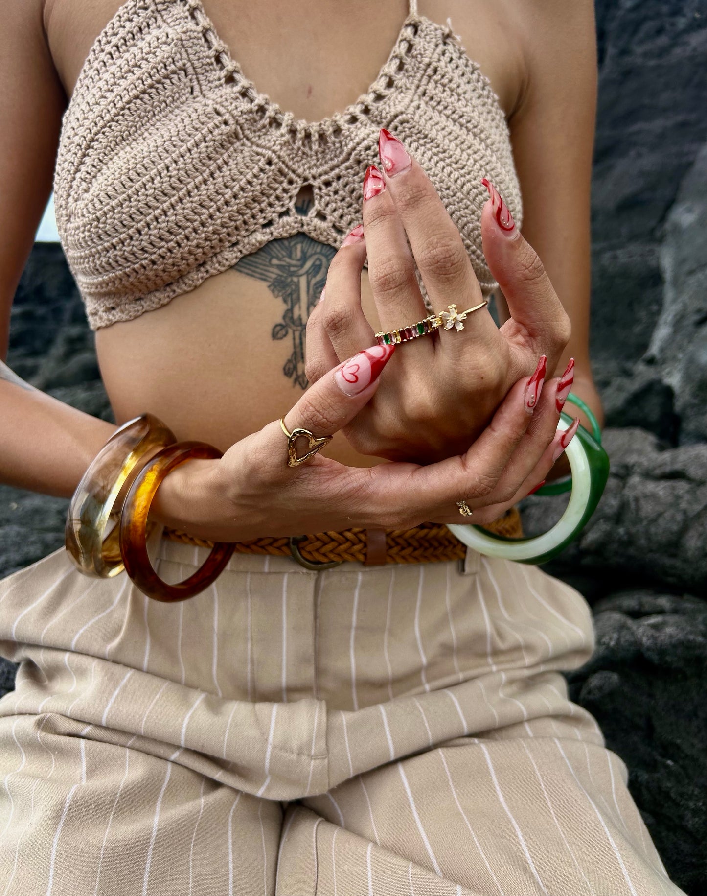 Bracelets Ambre Chaud