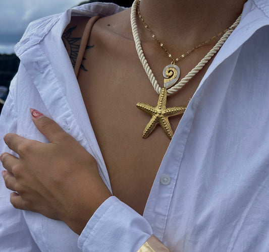 Collier Pearly Shell