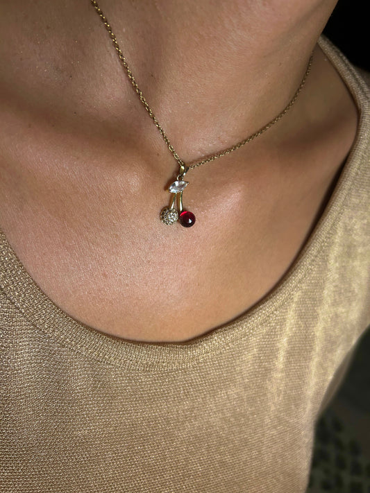 Collier Cherry Glow